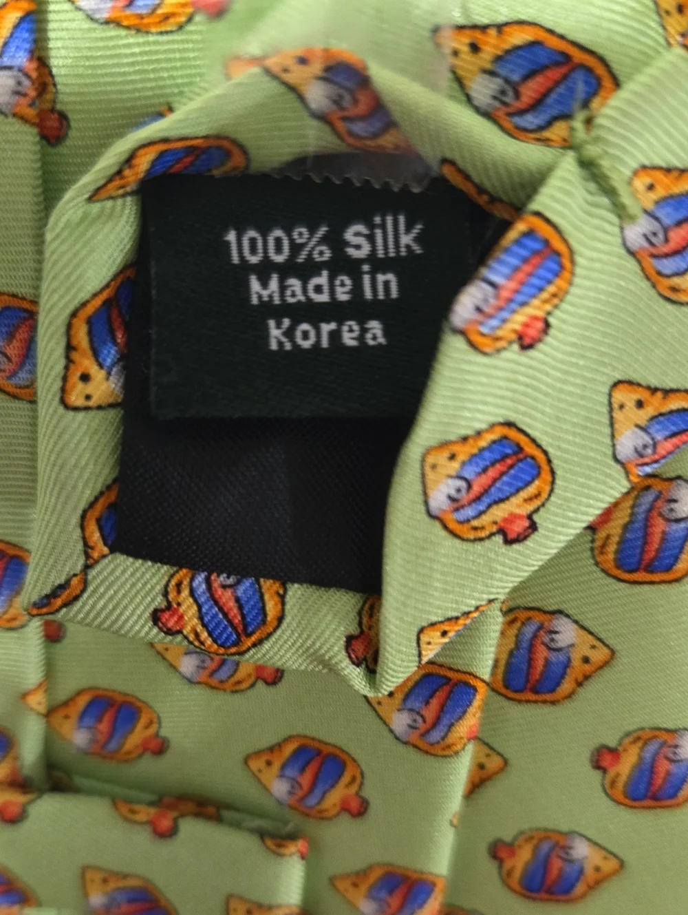 VTG J.Crew Tropical Fish Tie